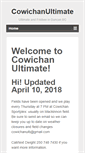 Mobile Screenshot of cowichanultimate.com